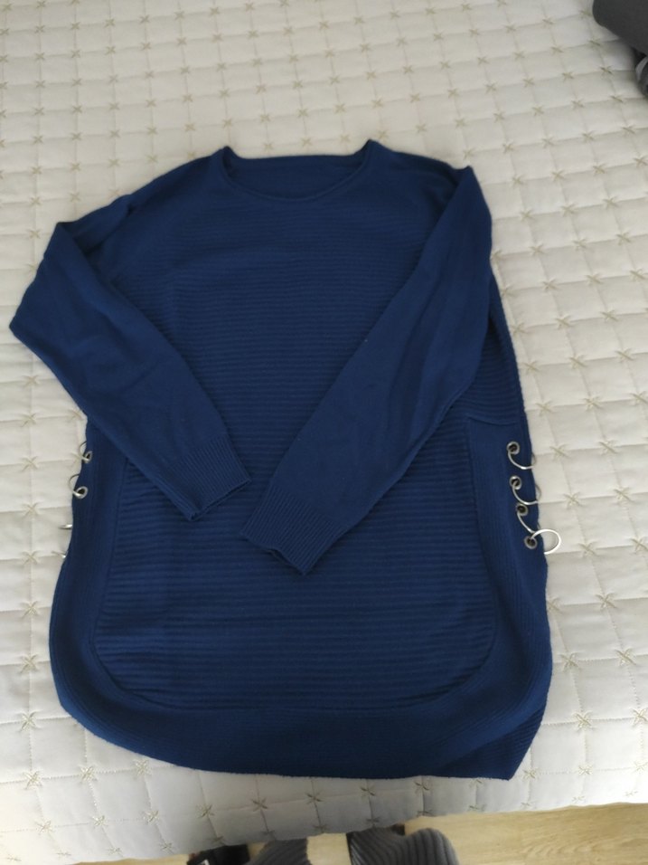 Mavi Kadın Triko Uzun Kollu Kazak - Görsel 4