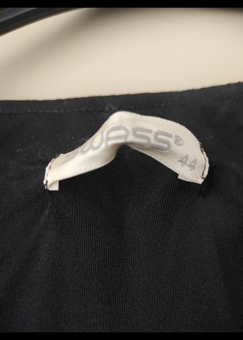 Uzun Siyah Nakışlı  Kadın Yelek - Görsel 3