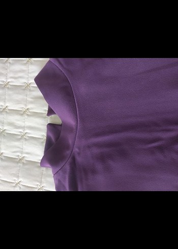 Kadın  özel dikim Mor Uzun Kollu 


 Elbise - Görsel 3