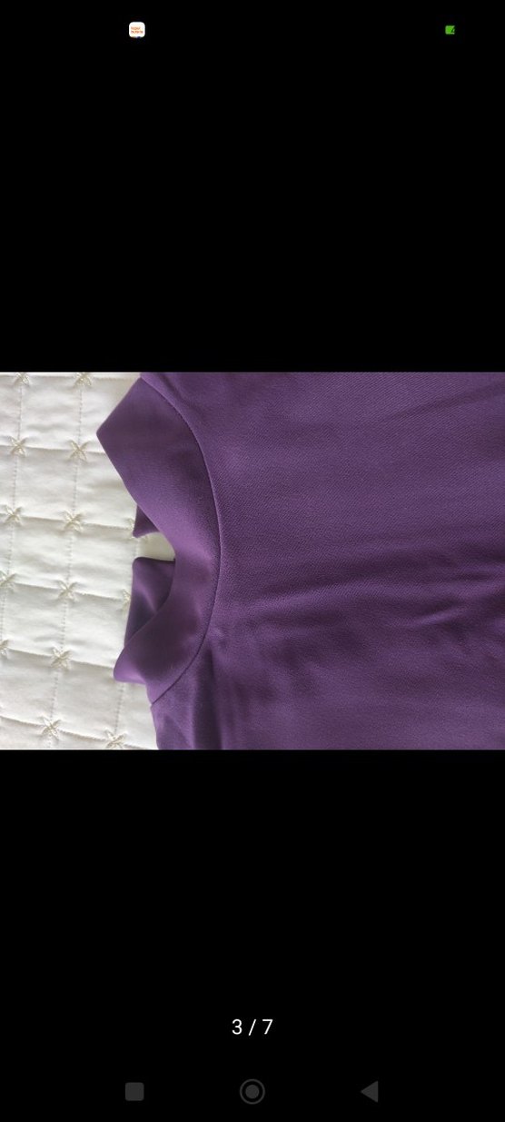 Kadın  özel dikim Mor Uzun Kollu 


 Elbise - Görsel 3