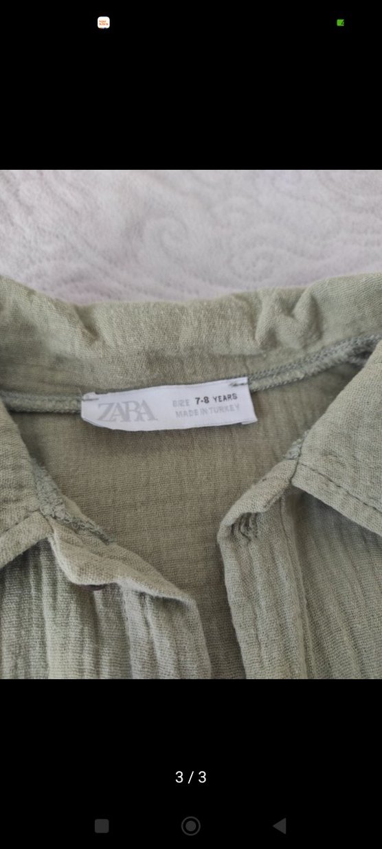 Açık Yeşil Keten Bebek Erkek Takım - Görsel 3