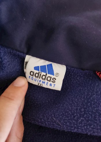 xxl Beden Fermuarlı Kırmızı Lacivert Adidas Hırka