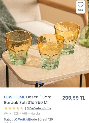  LCW home bardak 6 adet