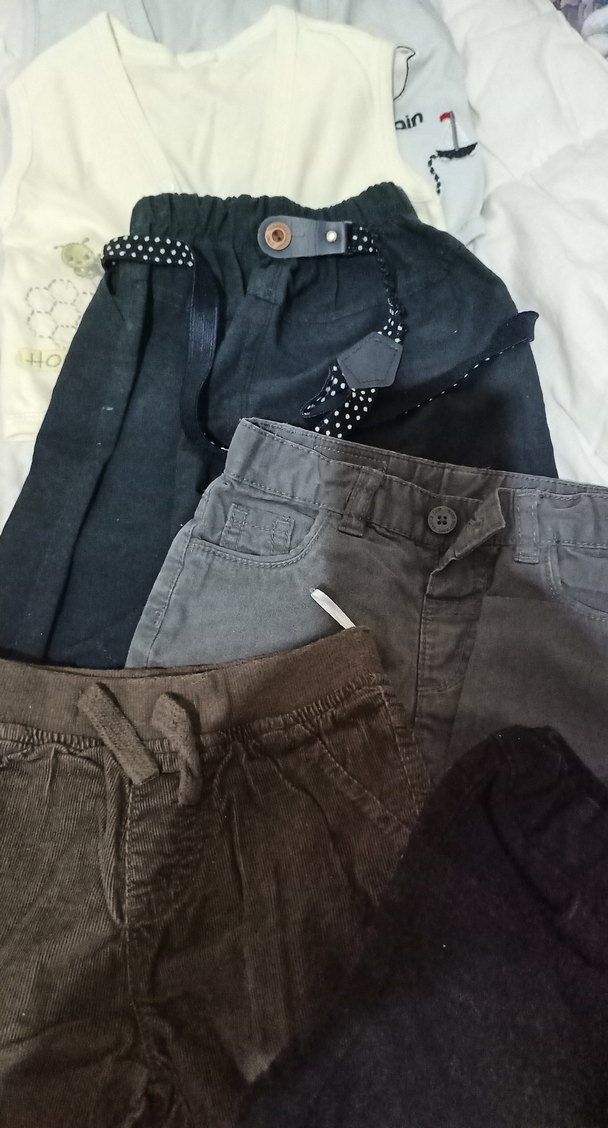 Düğmeli Erkek Kot Pantolon - Rahat Kesim - Görsel 2