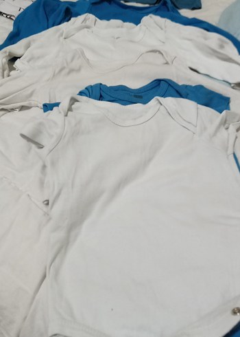 Bebek için Baskılı Kollu kolsuz Pamuklu atletler - Görsel 4