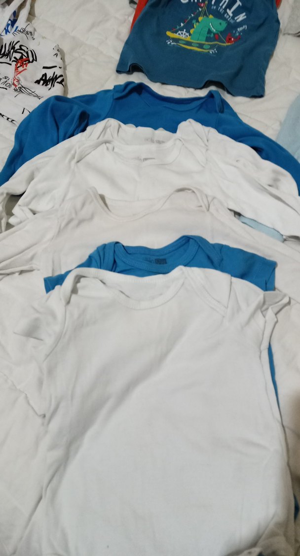 Bebek için Baskılı Kollu kolsuz Pamuklu atletler - Görsel 2