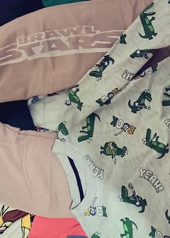 Renkli Baskılı Erkek Çocuk Eşofman Takımlari - Görsel 3