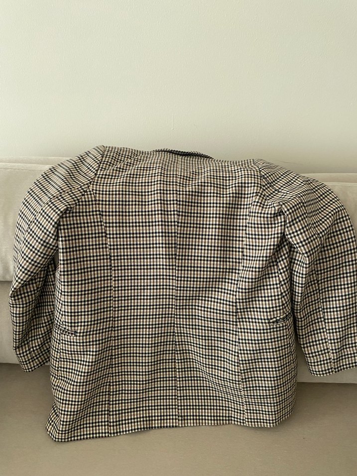 Defacto ekose Slim fit ceket - Görsel 2