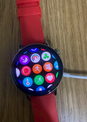 Renkli Kırmızı Akıllı Saat - Görsel 2