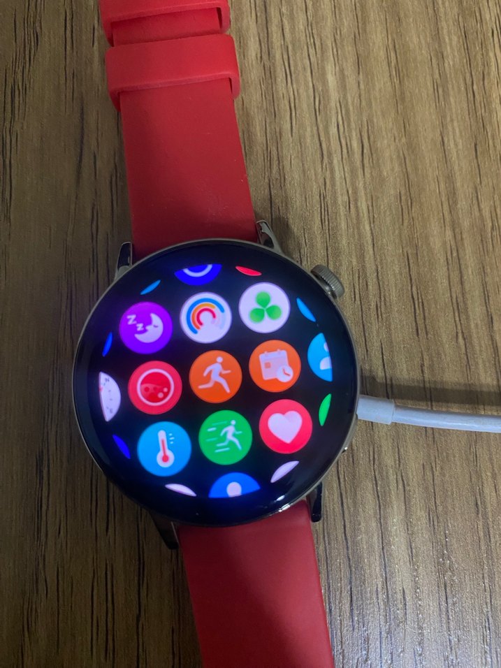 Renkli Kırmızı Akıllı Saat - Görsel 2