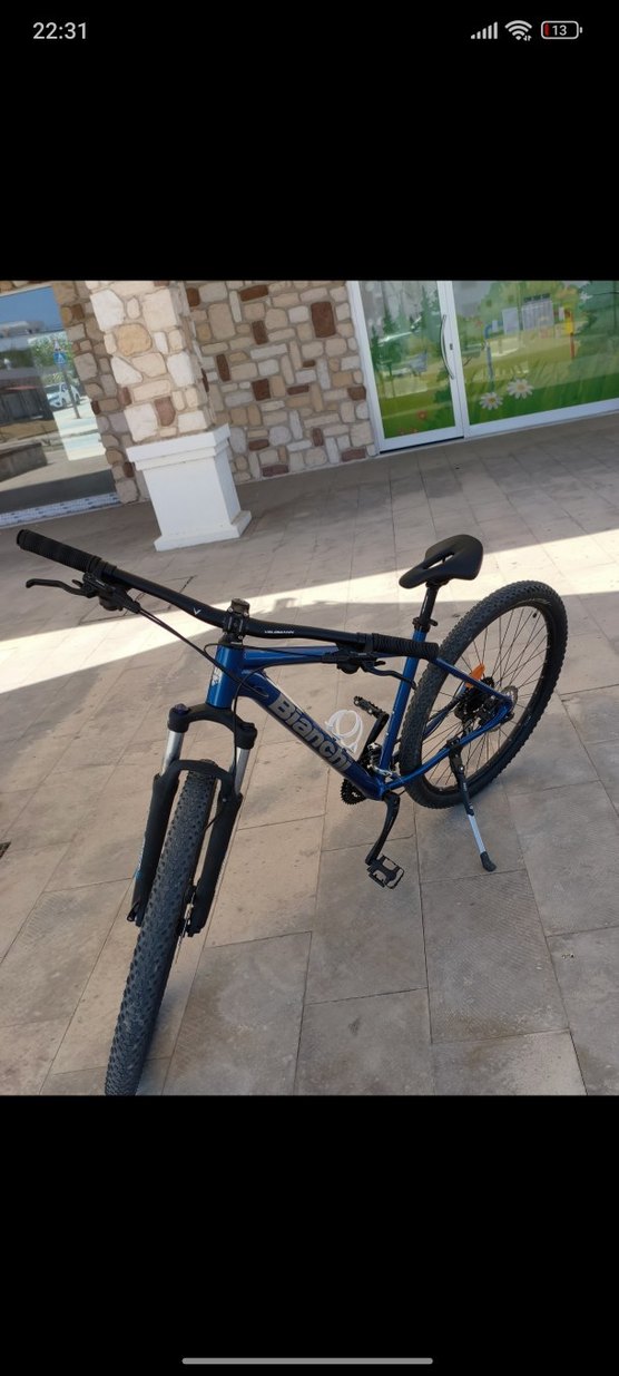 Koyu Mavi Bianchi Dağ Bisikleti (ACİL SATILIK) - Görsel 5