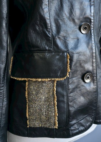 Cavalli kuzu derisi  Ceket - Görsel 4