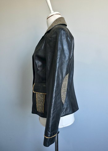 Cavalli kuzu derisi  Ceket - Görsel 5