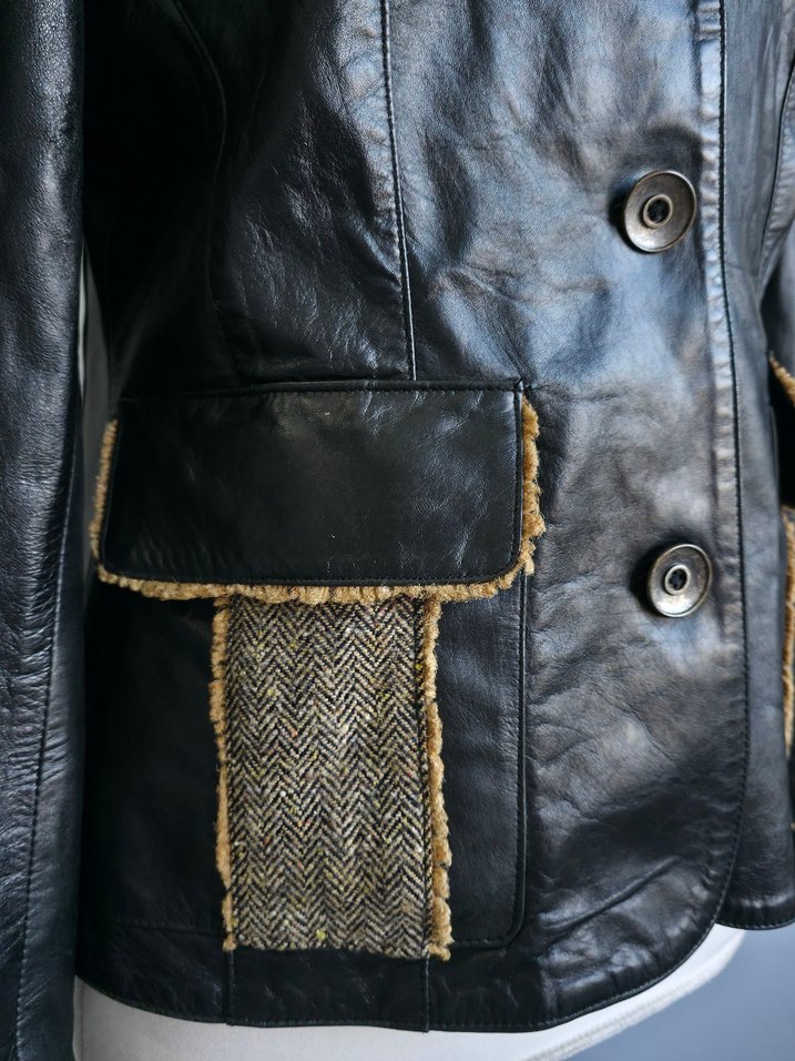 Cavalli kuzu derisi  Ceket - Görsel 4