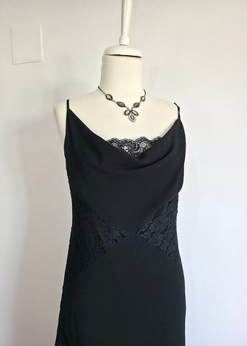 American Vintage Vintage Degaje Yaka Y2k Askili Elbise