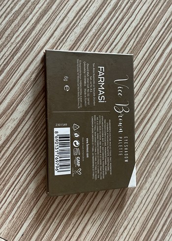 Farmasi Vice Brown Far Paleti - Görsel 4