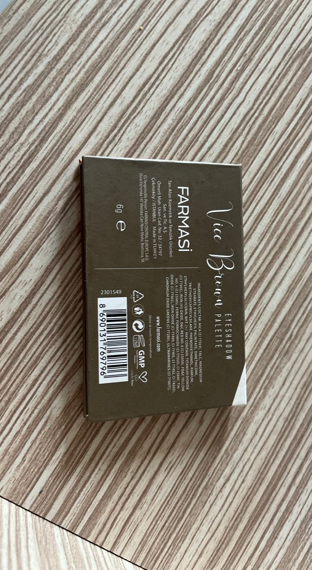 Farmasi Vice Brown Far Paleti - Görsel 4