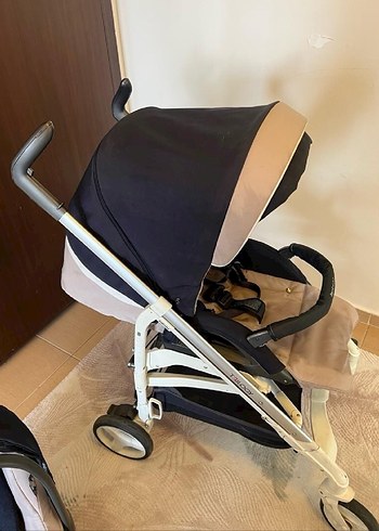 Camel renk Inglesina bebek arabası ve oto koltuğu seti - Görsel 7