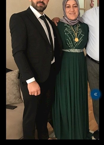 yeşil abiye