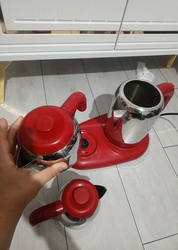 Beden kırmızı Renk çay ve kahve makina