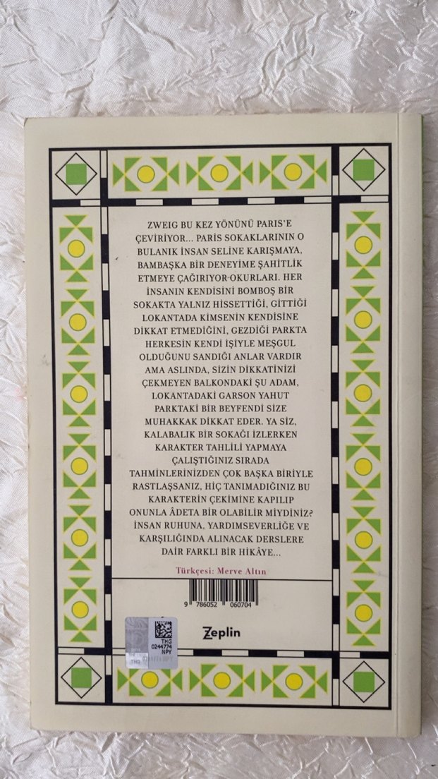 Stefan Zweig - Beklenmedik Karşılaşma - Görsel 2