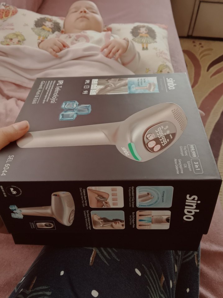 Pastel Bej Lazer Epilasyon Cihazı 5000 tl - Görsel 2