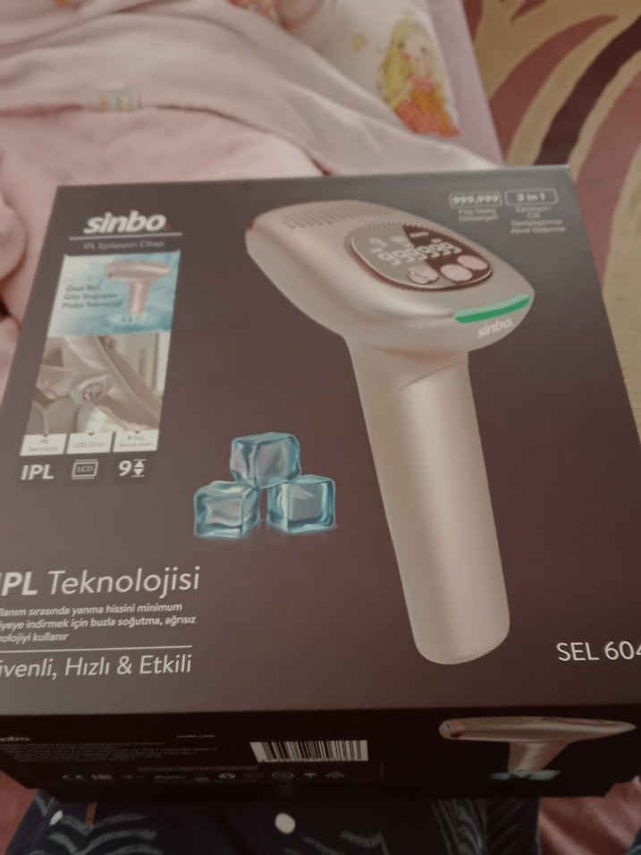 Pastel Bej Lazer Epilasyon Cihazı 5000 tl - Görsel 4