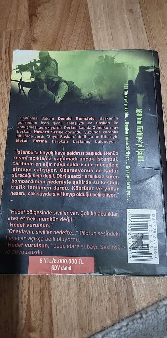 Metal Fırtına - Politik Kurgu Roman - Görsel 2