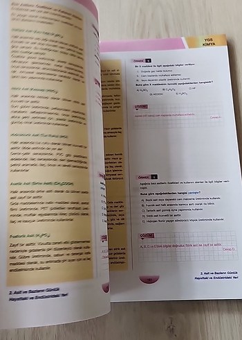 YGS Kimya Anlatım Kitabı - Limit - Görsel 4