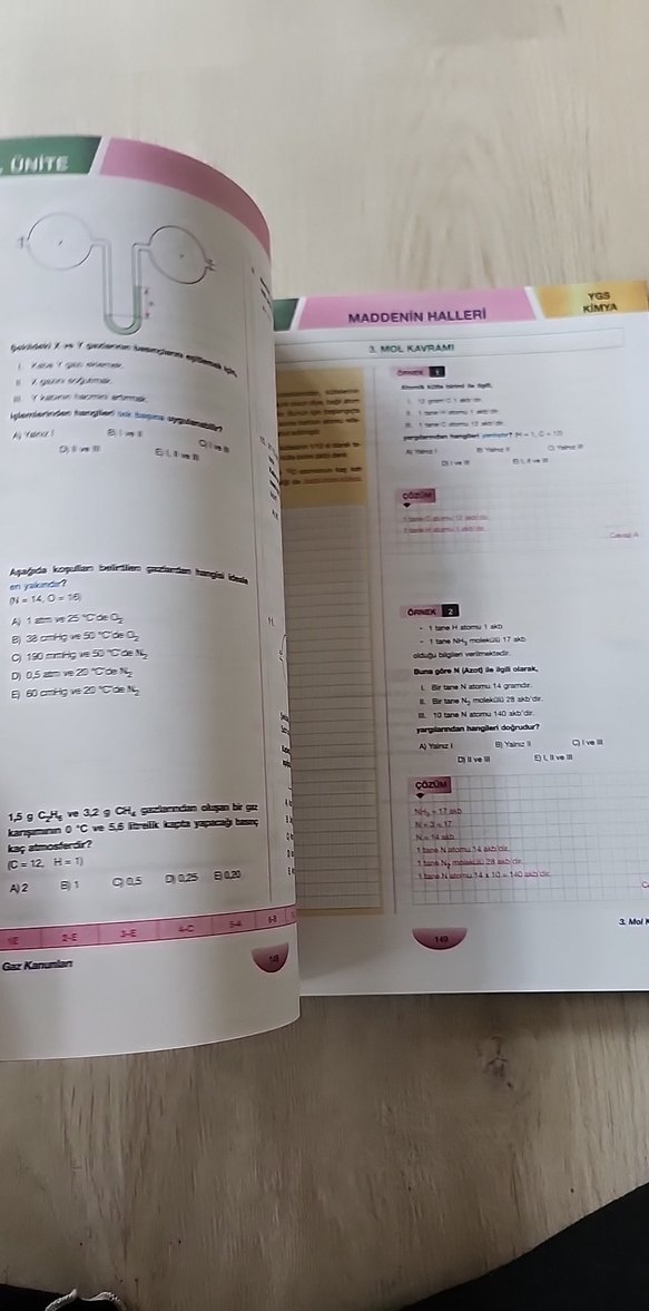 YGS Kimya Anlatım Kitabı - Limit - Görsel 5