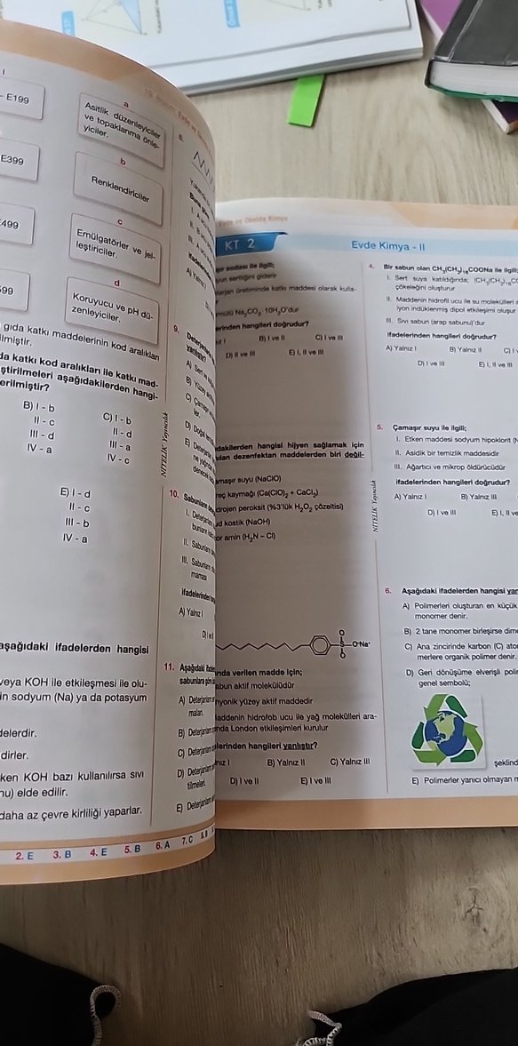 YGS Tersyüz Kimya Konu Testleri Soru Bankası - Görsel 3