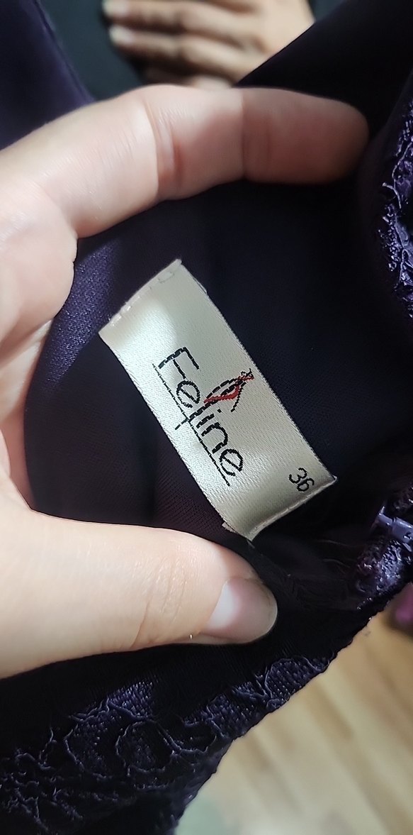 Lacivert Dantel İşlemeli Straplez Uzun Abiye - Görsel 3