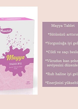 Anne sütü artırıcı tablet