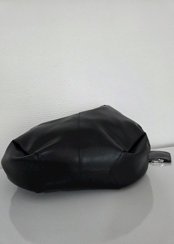 Siyah Deri Kadın Çanta - Görsel 5