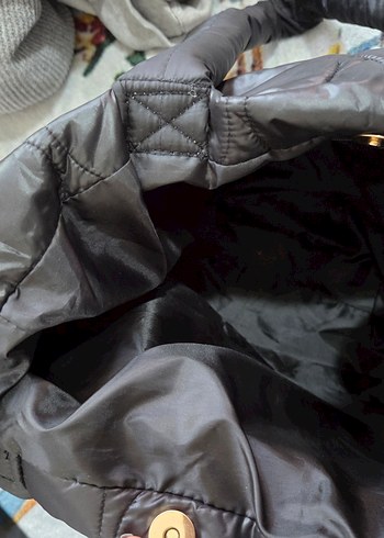 Kadın Siyah Tokalı Street Wear Çanta - Görsel 4