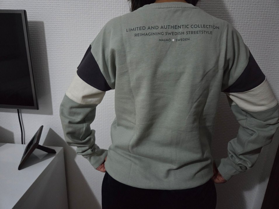 Gri Kadın Sweatshirt Uzun Kollu Oversize Mango - Görsel 2