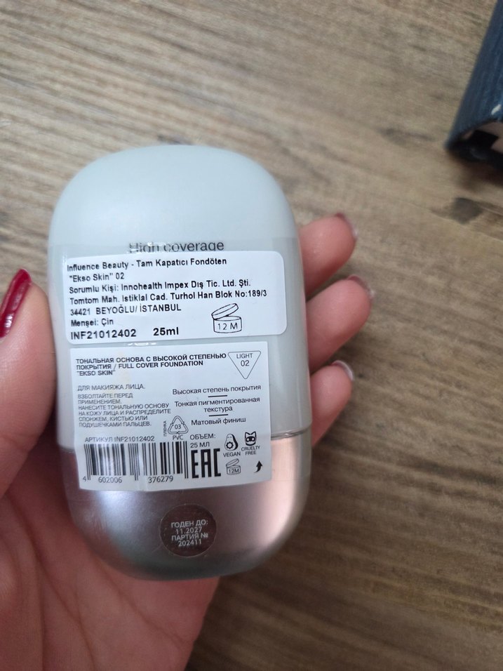 Influence Ekso Skin 02 Light BB Krem - Görsel 2