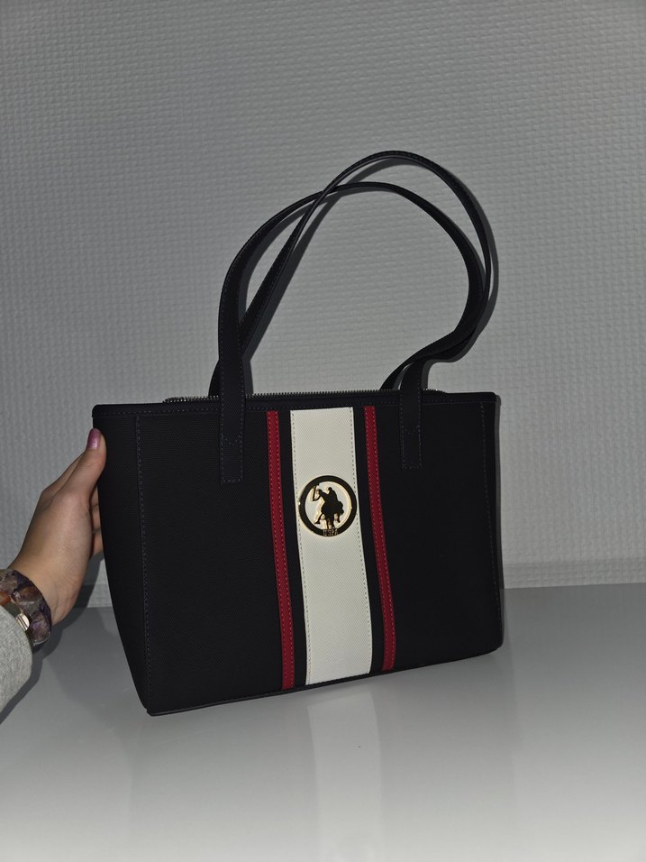 U.S. Polo Fermuarlı Lacivert Kadın Omuz Çantası - Görsel 2