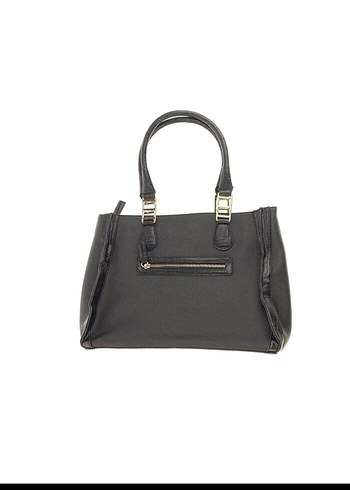 Siyah Beymen Orijinal Deri Kemerli Kadın Çanta - Görsel 2