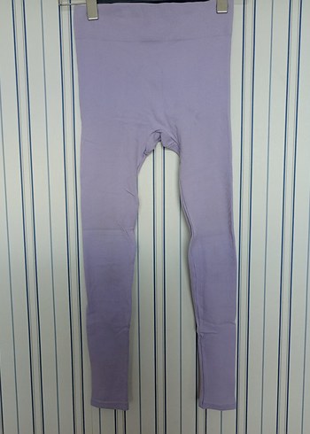 Lina fitilli esnek kumaş tayt - Görsel 2