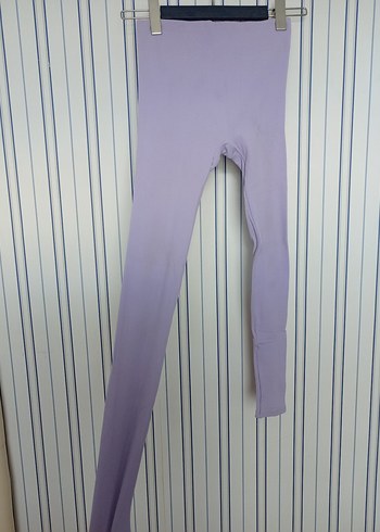 Lina fitilli esnek kumaş tayt - Görsel 3