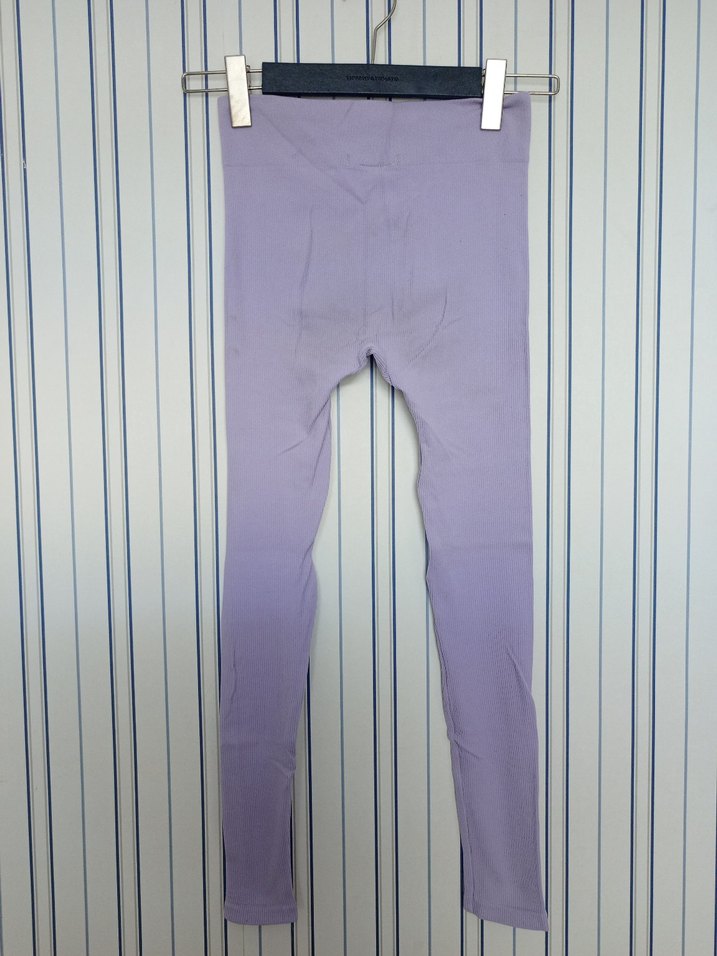 Lina fitilli esnek kumaş tayt - Görsel 4