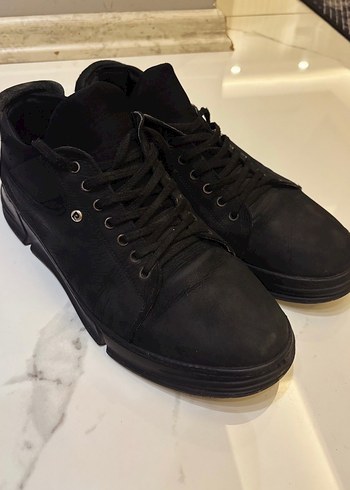 Pierre cardin Nubuk Siyah Erkek Günlük Spor Ayakkabı - Görsel 2