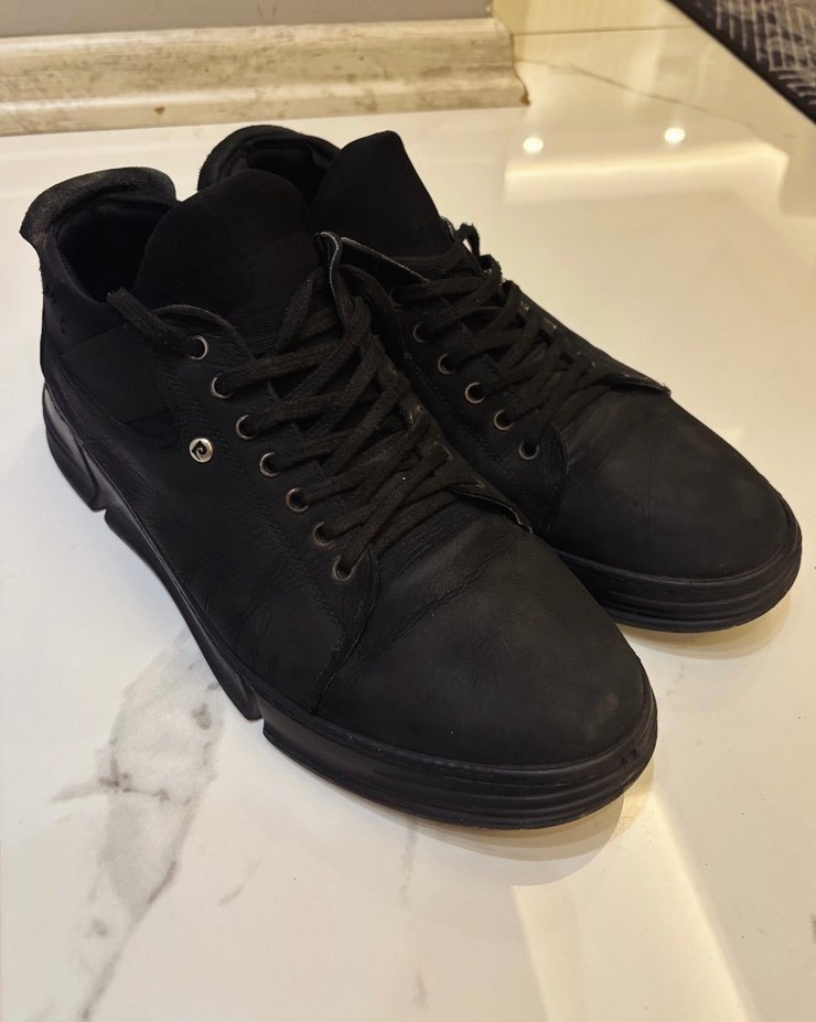 Pierre cardin Nubuk Siyah Erkek Günlük Spor Ayakkabı - Görsel 2