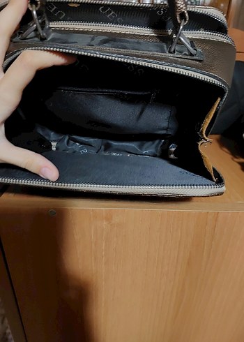 Beden kahverengi Renk Guess Kadın Kahverengi Deri Çanta