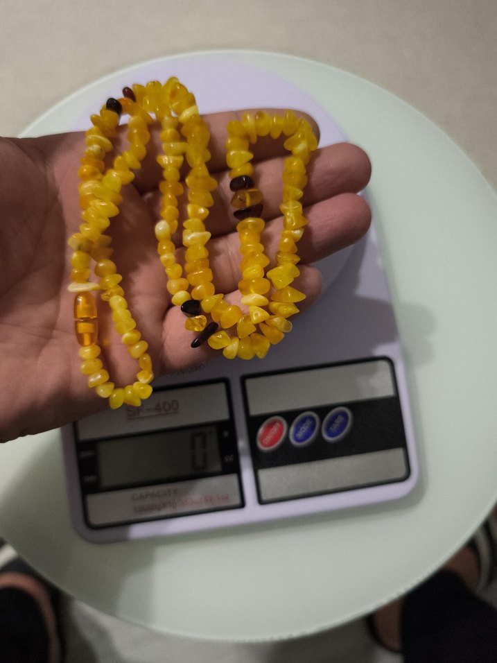 orjinal rus kalingrad damla kehribar kolye - Görsel 2