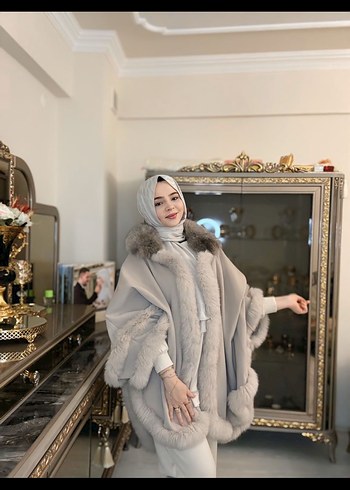 Zara Orjinal kürk panço