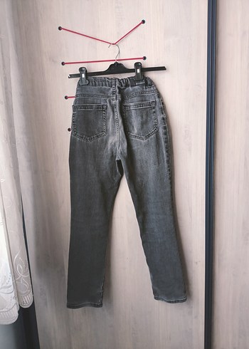 Gri Erkek Çocuk Bol Kesim Kot Pantolon - Görsel 2