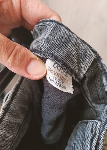 Gri Erkek Çocuk Bol Kesim Kot Pantolon - Görsel 3