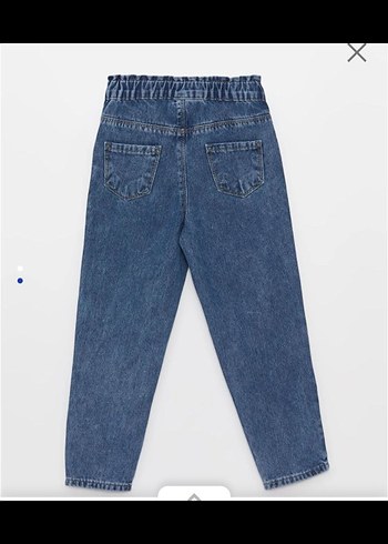 Renkli Nakışlı Kız Çocuk Jean Pantolon - Görsel 2